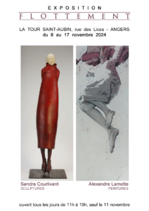 exposition-art-sculpture-angers-peinture-lamotte-courlivant-terre cuite-argile-moine-meditation